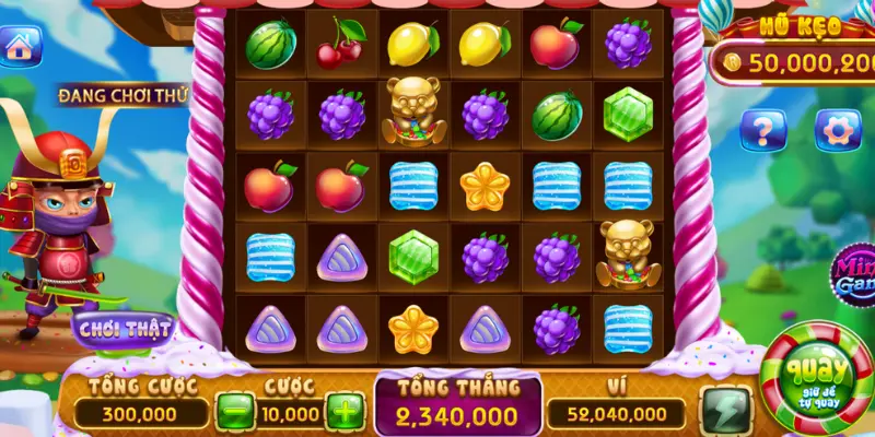 Candy Fruit Samurai 2024 - Game Nổ Hũ Ấn Tượng Tại Rikvip 2 Hướng dẫn tham gia Candy Fruit Samurai